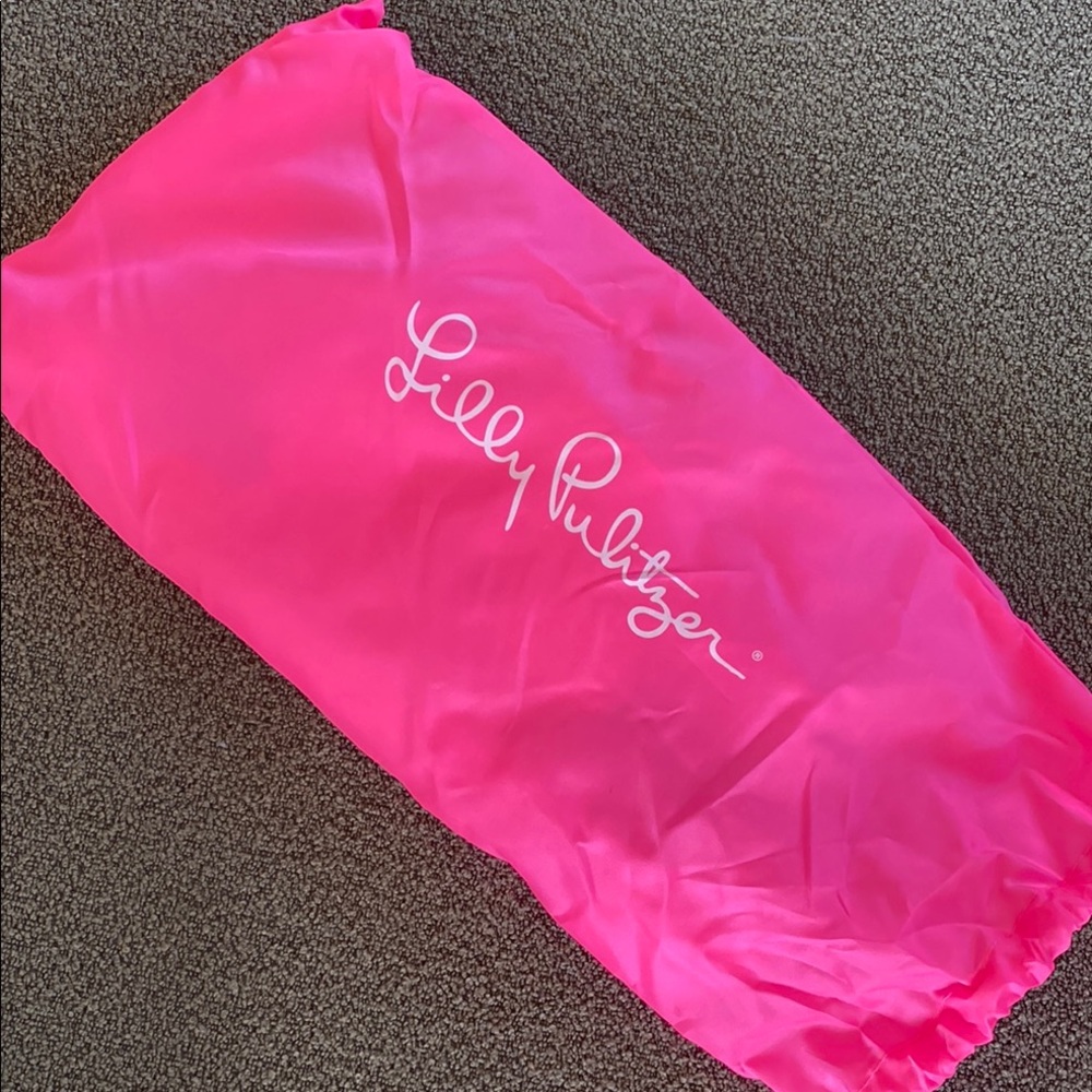 Lilly Pulitzer paddle ball set in Pink  Bag - Picture 3 of 5